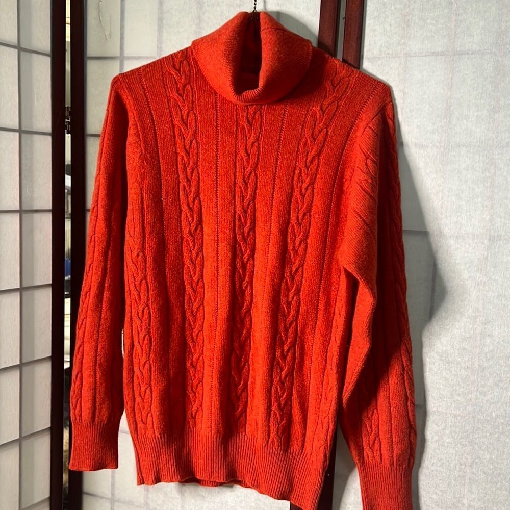 SMITH & TELFORD 100% CASHMERE TURTLENECK SWEATER SIZE‎ S